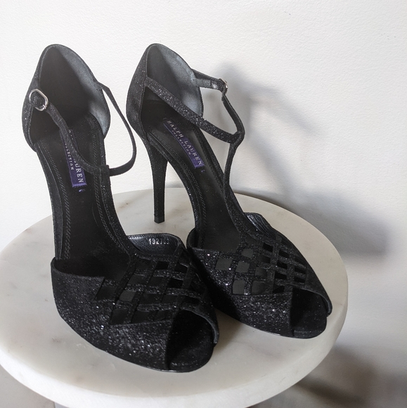 Ralph Lauren Purple Label Shoes - Ralph Lauren Blatina Glitter heel